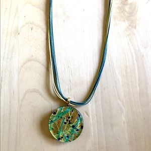 NWOT Venetian glass necklace